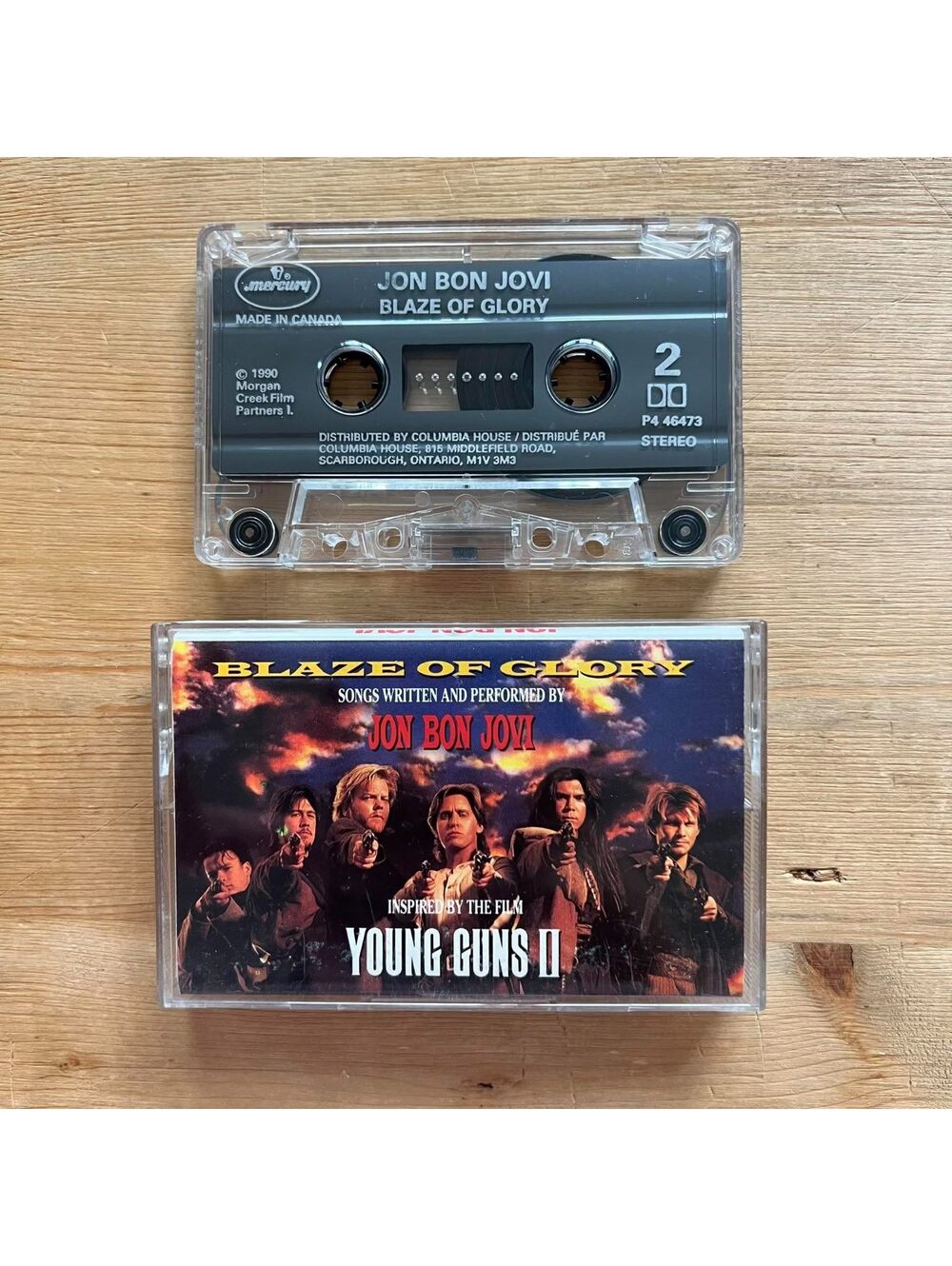 Jon Bon Jovi - Blaze of Glory Cassette Tape VG+ C69